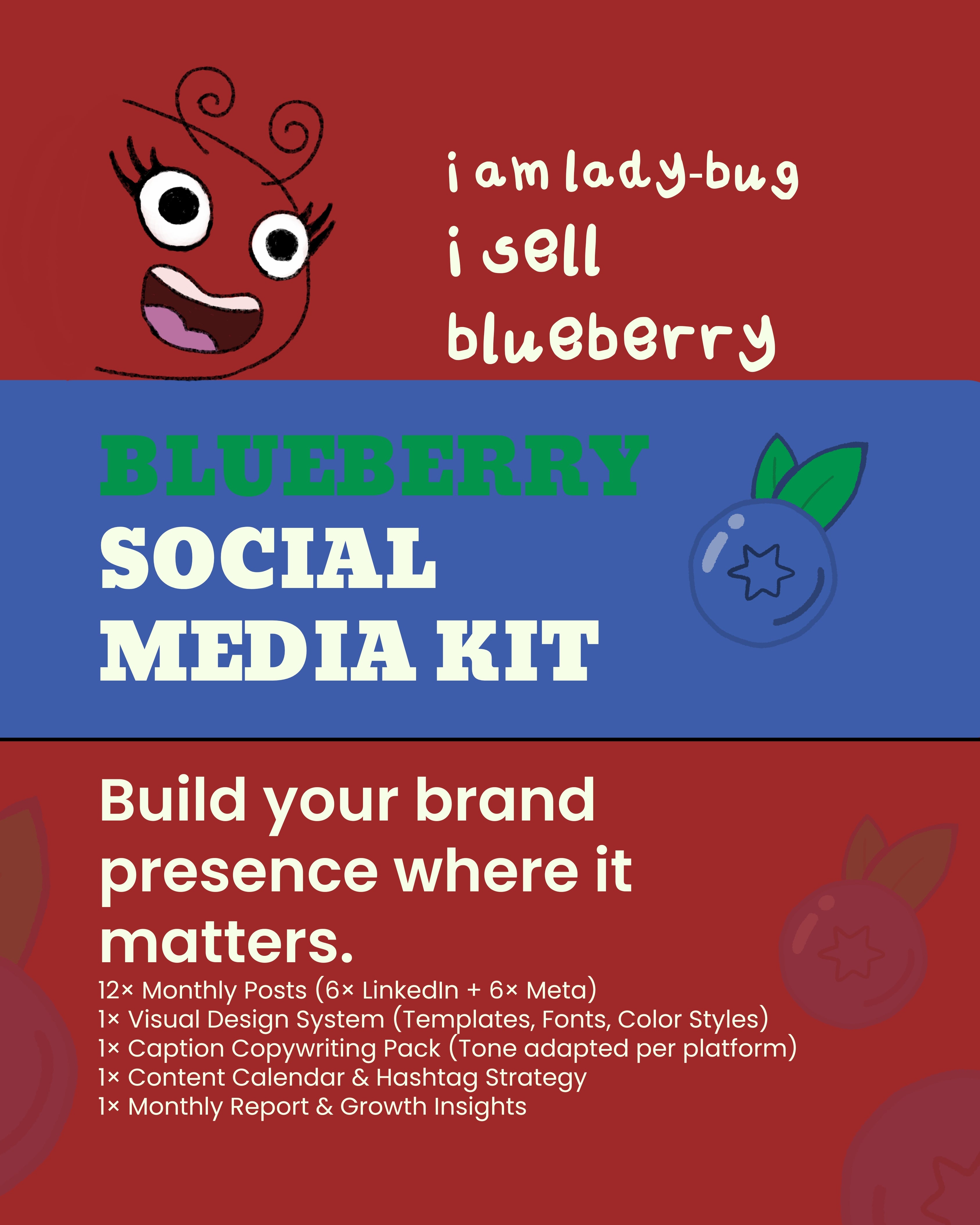 LinkedIn & Meta Content Management Service (Monthly)